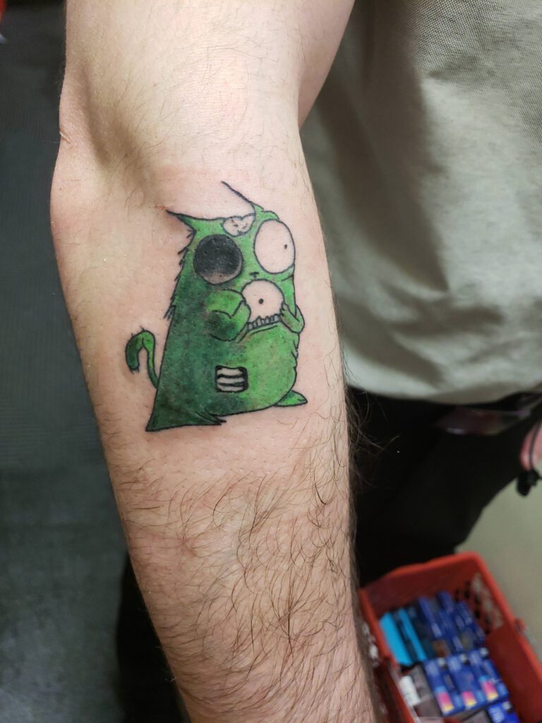 Exploding kittens tatoo